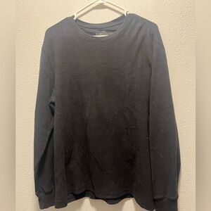 Men’s Long Sleeve Black Shirt